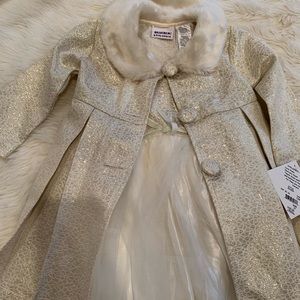 Toddler holiday dress & jacket